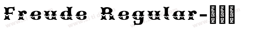 Freude Regular字体转换